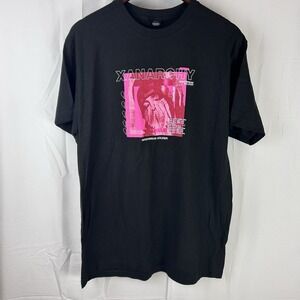 Lil Xan Xanarchy Black Heartbreak‎ Solider Shirt - Large Tultex